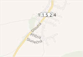 Mánesova v obci Liteň - mapa ulice