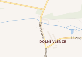 Ženíškova v obci Liteň - mapa ulice