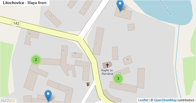 Litochovice - mapa firem