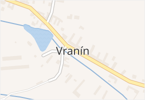 Vranín v obci Litohoř - mapa ulice