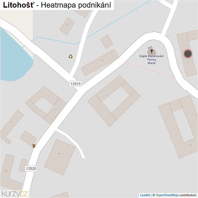 Mapa Litohošť - Firmy v obci.