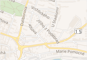 Bratří Mrštíků v obci Litoměřice - mapa ulice
