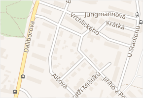 Jiřího z Poděbrad v obci Litoměřice - mapa ulice