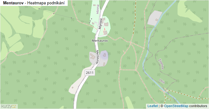 Mentaurov - mapa podnikání