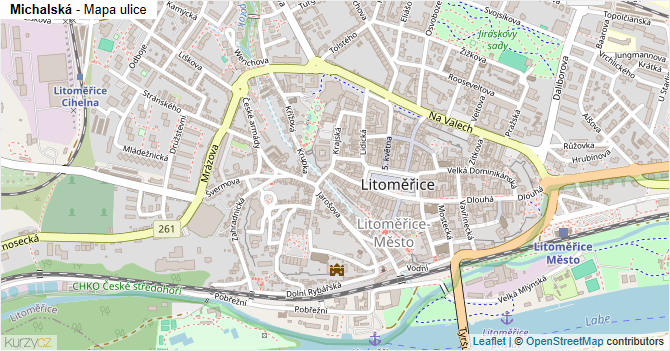 Michalská - mapa ulice
