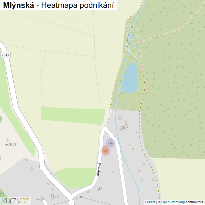 Mapa Mlýnská - Firmy v ulici.
