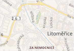 Na Vyhlídce v obci Litoměřice - mapa ulice