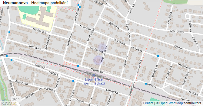 Neumannova - mapa podnikání