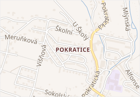 Opuková v obci Litoměřice - mapa ulice