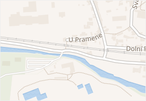 Pobřežní v obci Litoměřice - mapa ulice