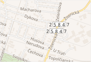 Samo Tomáška v obci Litoměřice - mapa ulice