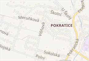 Sluneční v obci Litoměřice - mapa ulice
