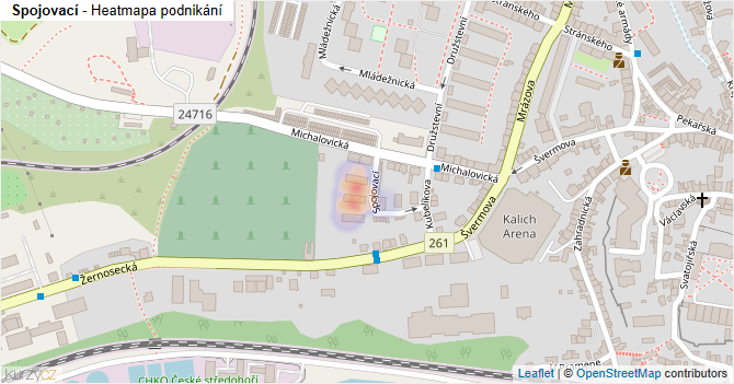 Spojovací - mapa podnikání