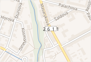 Stavbařů v obci Litoměřice - mapa ulice