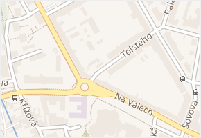 Tolstého v obci Litoměřice - mapa ulice