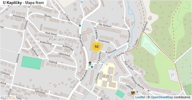 U Kapličky - mapa firem