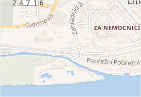 U Pramene v obci Litoměřice - mapa ulice