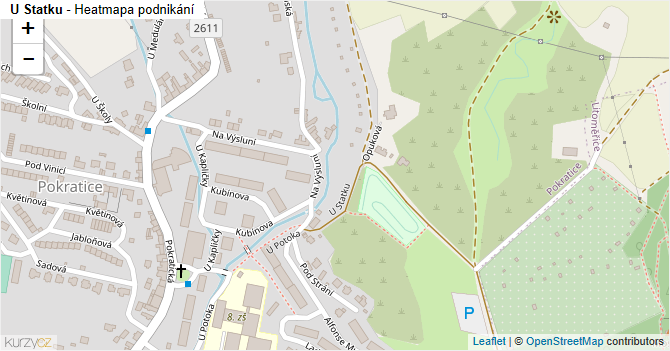 U Statku - mapa podnikání