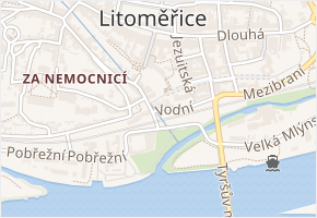 Vodní v obci Litoměřice - mapa ulice