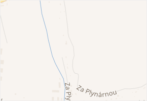 Za Plynárnou v obci Litoměřice - mapa ulice