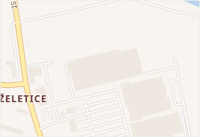 Želetická v obci Litoměřice - mapa ulice