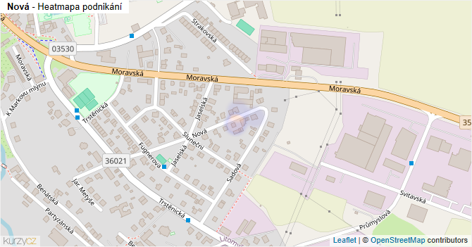 Nová - mapa podnikání