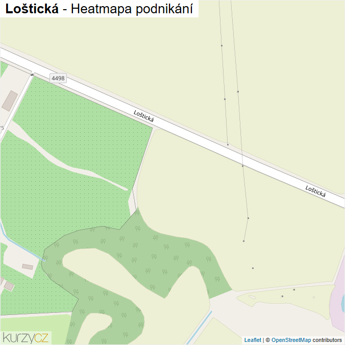 Mapa Loštická - Firmy v ulici.