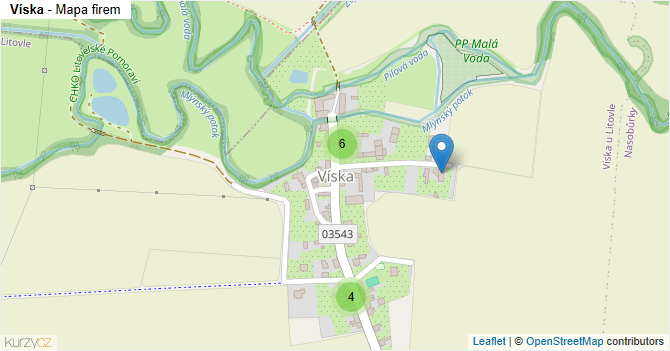 Víska - mapa firem