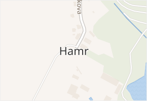 Hamr v obci Litvínov - mapa části obce