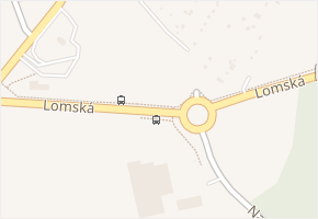 Lomská v obci Litvínov - mapa ulice