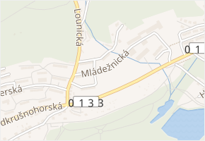 Mládežnická v obci Litvínov - mapa ulice
