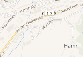 Mlýnská v obci Litvínov - mapa ulice