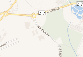 Na Pavlu v obci Litvínov - mapa ulice