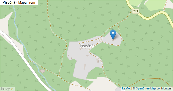 Písečná - mapa firem