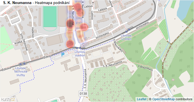 S. K. Neumanna - mapa podnikání