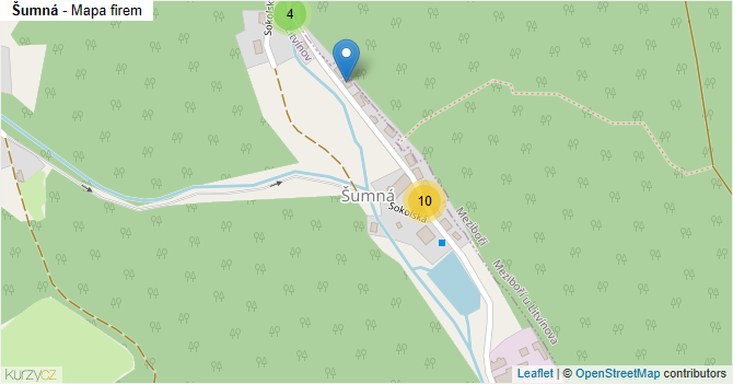 Šumná - mapa firem