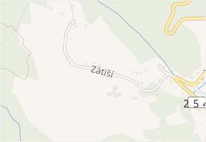Zátiší v obci Litvínov - mapa ulice