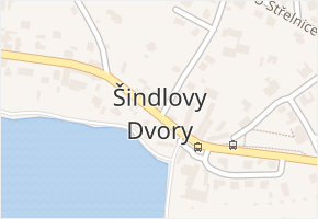 Šindlovy Dvory v obci Litvínovice - mapa části obce