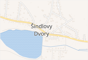 U Cihelny v obci Litvínovice - mapa ulice