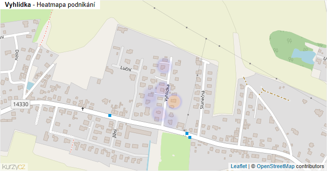 Vyhlídka - mapa podnikání