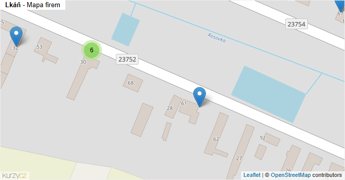 Lkáň - mapa firem