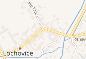 Lochovice v obci Lochovice - mapa části obce