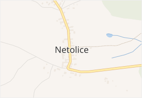 Netolice v obci Lochovice - mapa části obce