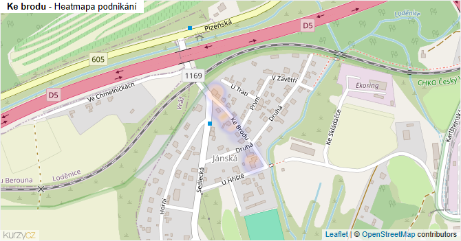 Ke brodu - mapa podnikání
