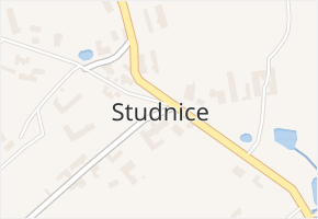 Studnice v obci Lodhéřov - mapa části obce