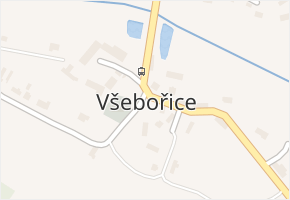 Všebořice v obci Loket - mapa části obce