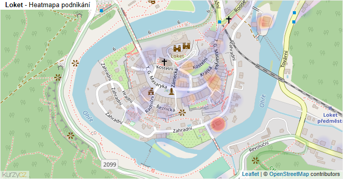 Loket - mapa podnikání