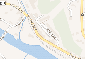 Mírová v obci Loket - mapa ulice