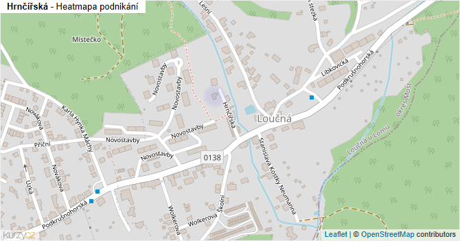 Hrnčířská - mapa podnikání