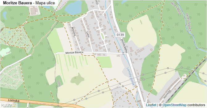 Moritze Bauera - mapa ulice